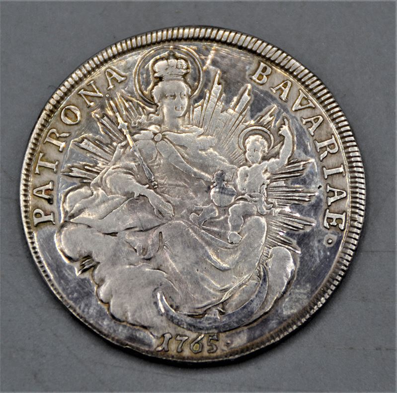 0015-1 Taler 1765 Maximilian III. Joseph Bayern Madonnentaler