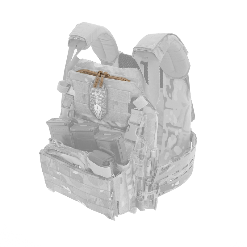Admin Zipper for the Crye Precision® JPC™ | Medium | Coyote Brown