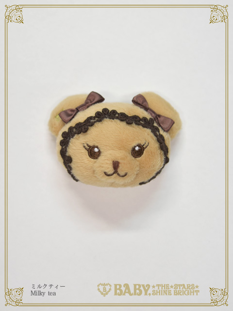 うさくみゃちゃんクリップブローチ♡くまくみゃちゃんクリップブローチ
