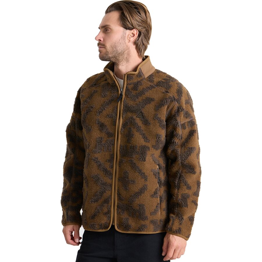 Roark Campover Jacquard Sherpa Zip Jacket - Men's - Clothing