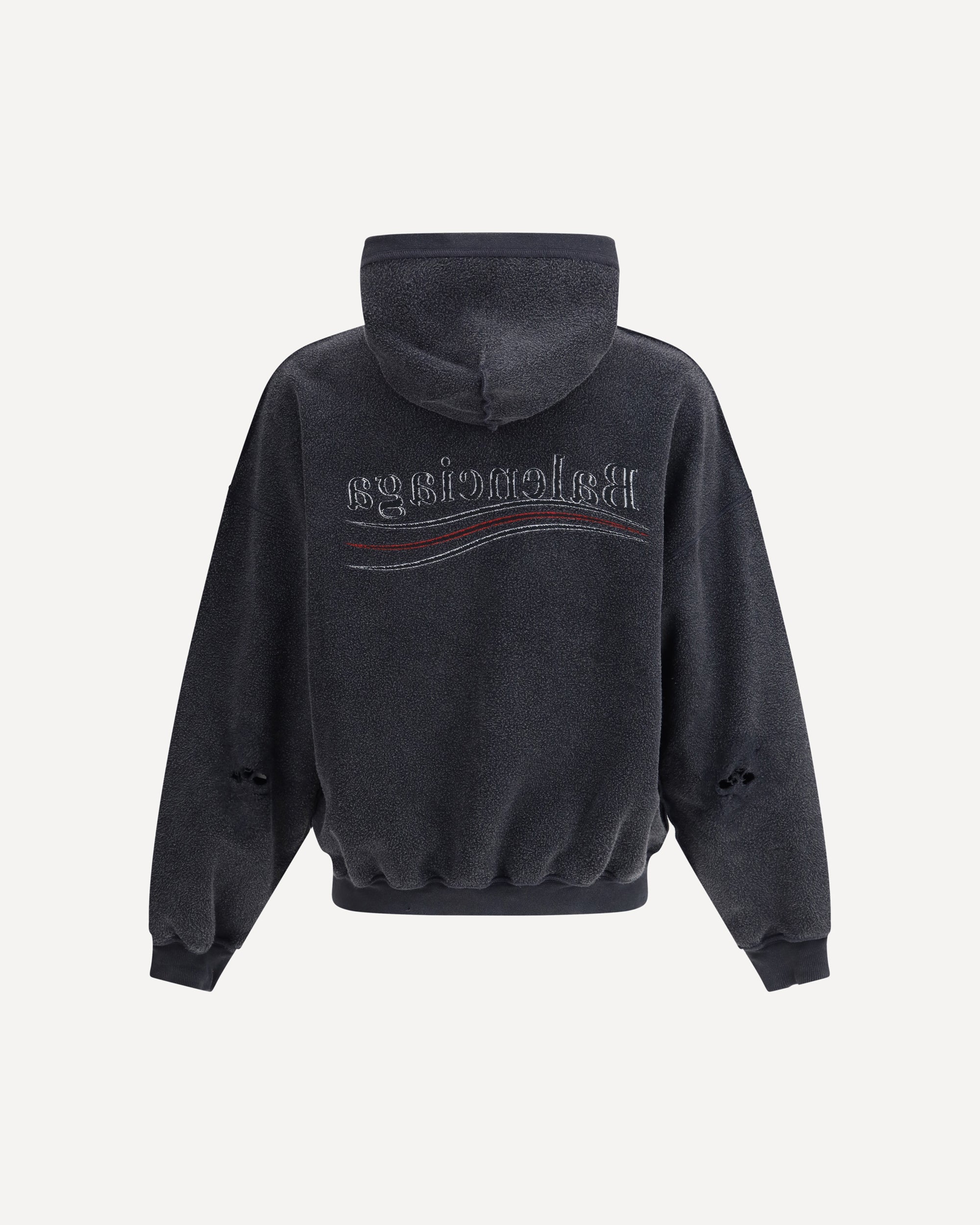 BALENCIAGA Inside-Out Hoodie BLACK | Base Blu