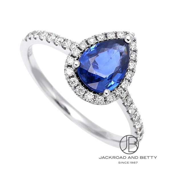 サファイヤ ダイヤ ペアシェイプ リング[RG0002] Sapphire Diamond