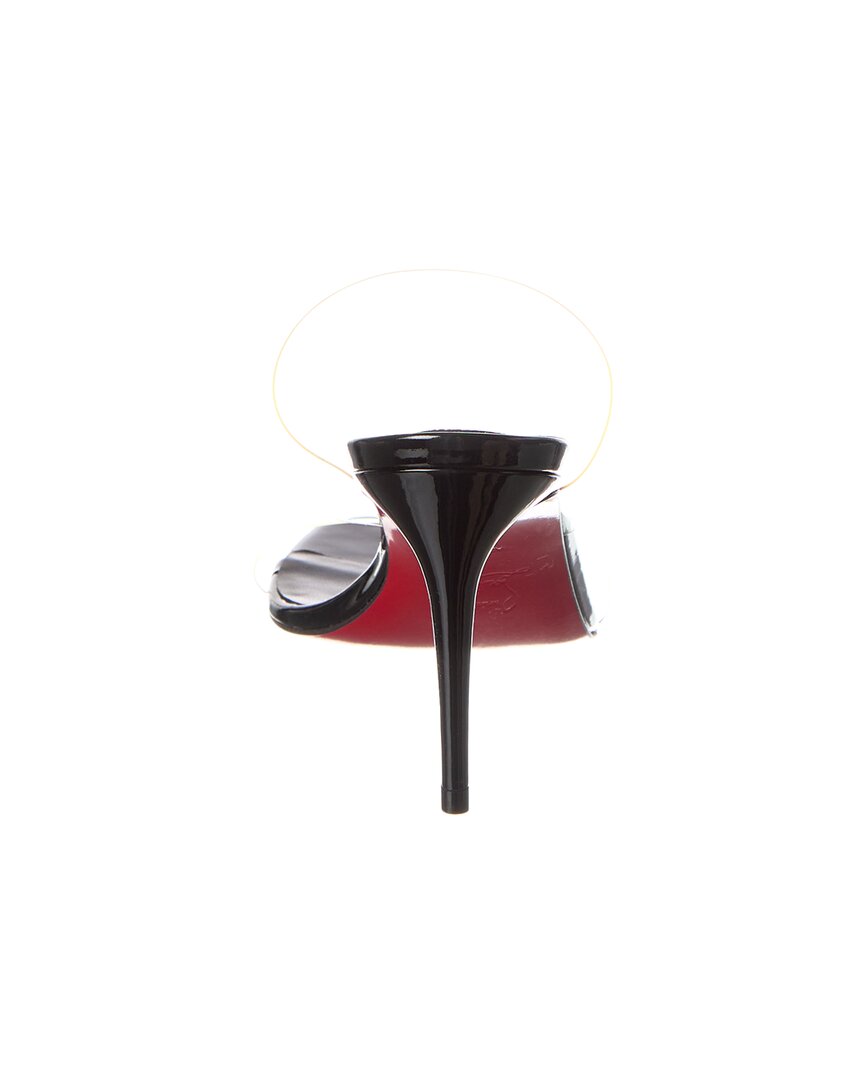 Christian Louboutin Just Nothing 85 Vinyl & Leather Sandal – Bluefly
