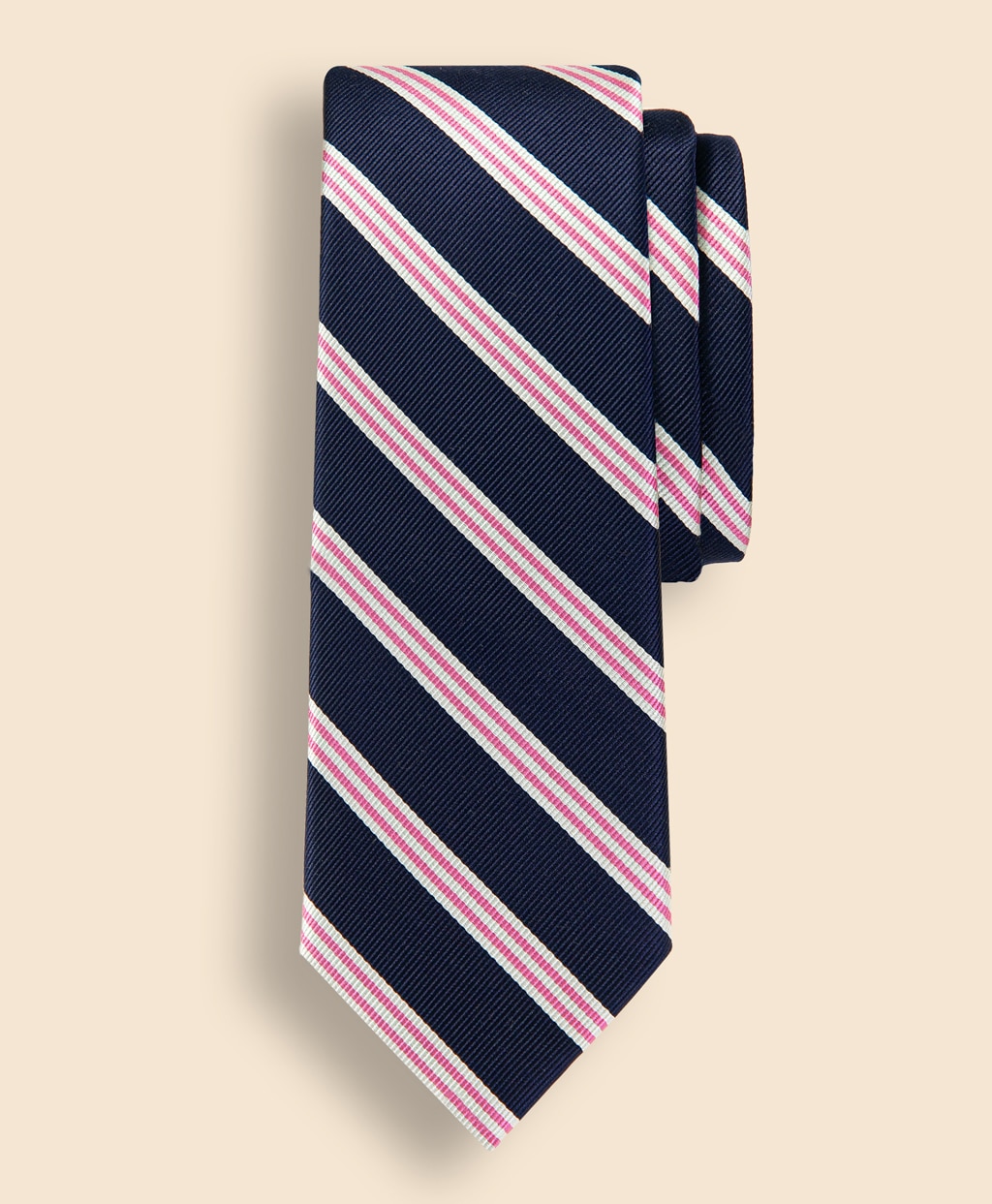 シルク ミニBB#1ストライプ レップタイ Made in USA | Brooks Brothers