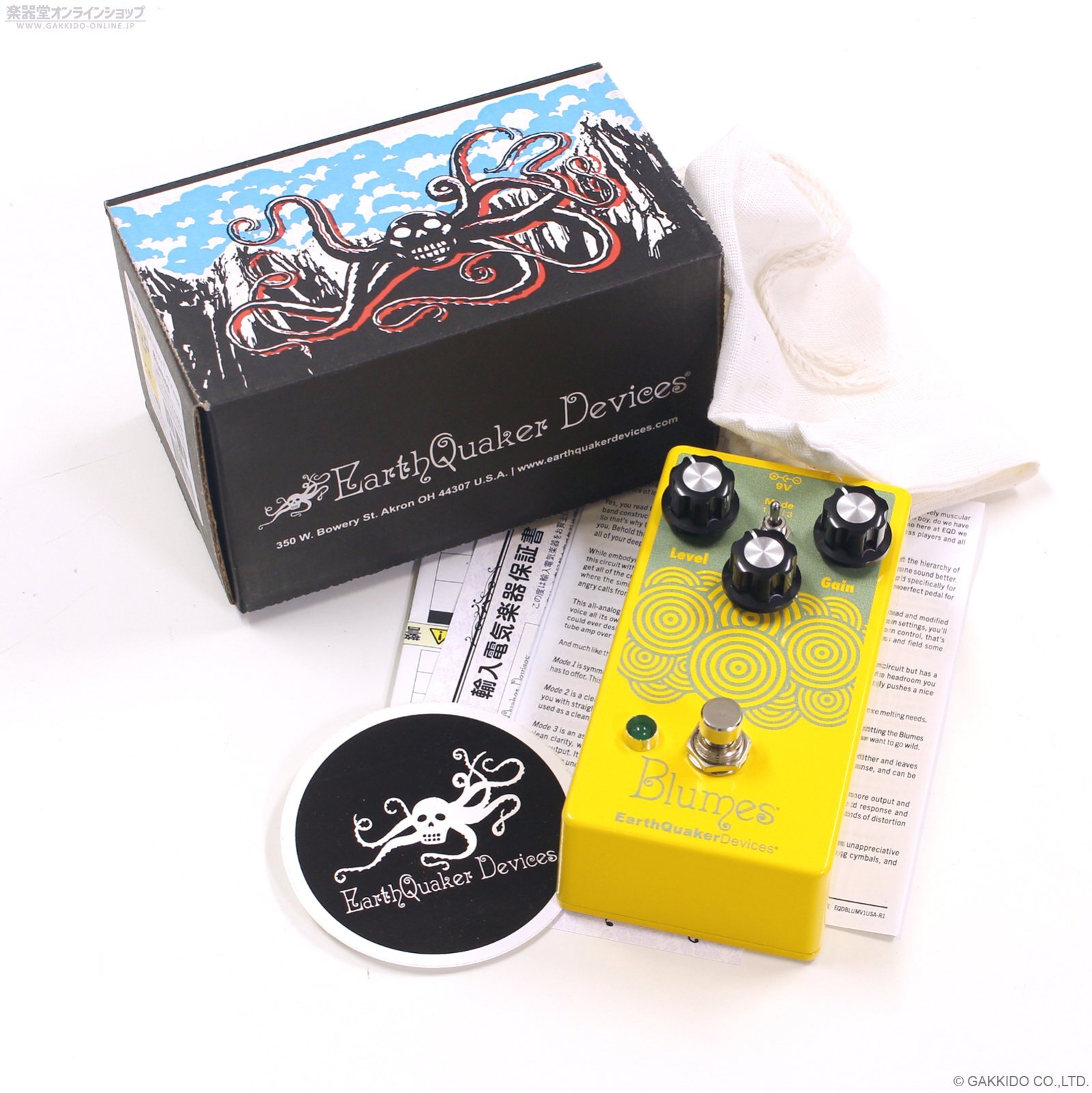 Earthquaker Devices Blumes Bass Overdrive - 楽器堂オンラインショップ