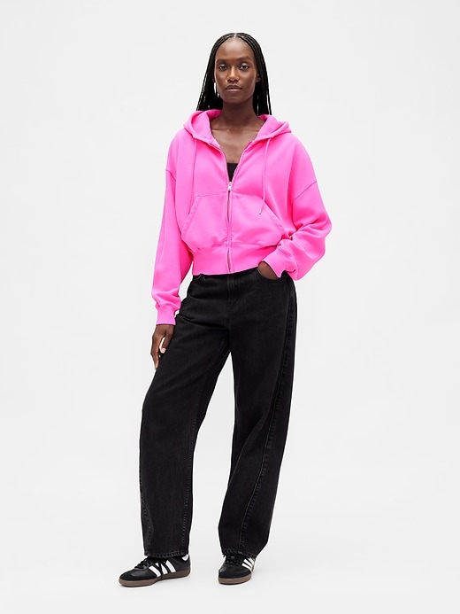 VintageSoft Wedge Zip Hoodie | Gap