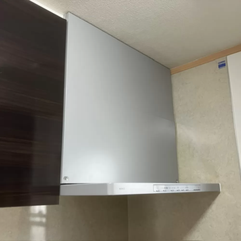 サンウェーブNBH732→ノーリツNFG7S21MSI｜松戸市のレンジフード交換