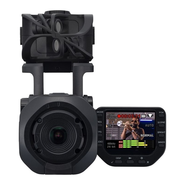 ZOOM(ズーム) ハンディビデオレコーダー Q8n-4K: カメラ 銀一