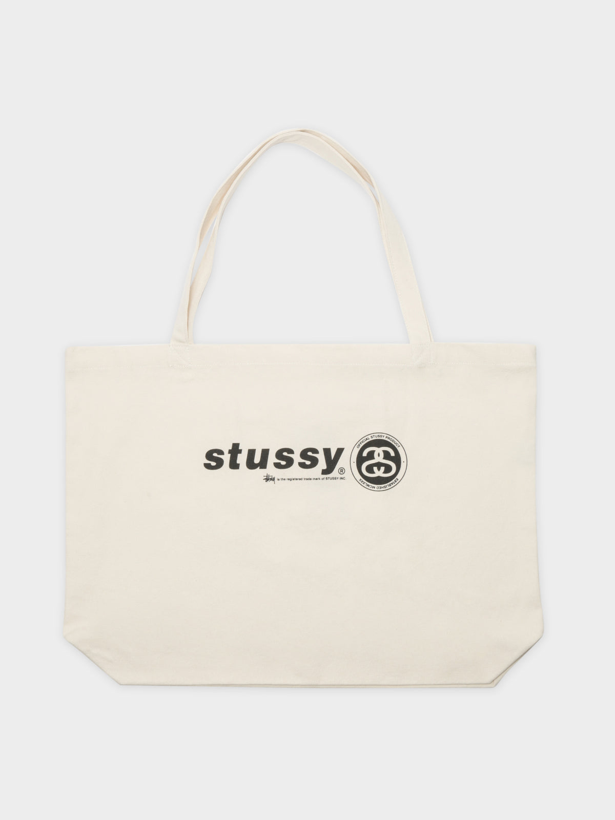 Stussy Stussy Tote Bag White/Black | Glue Store