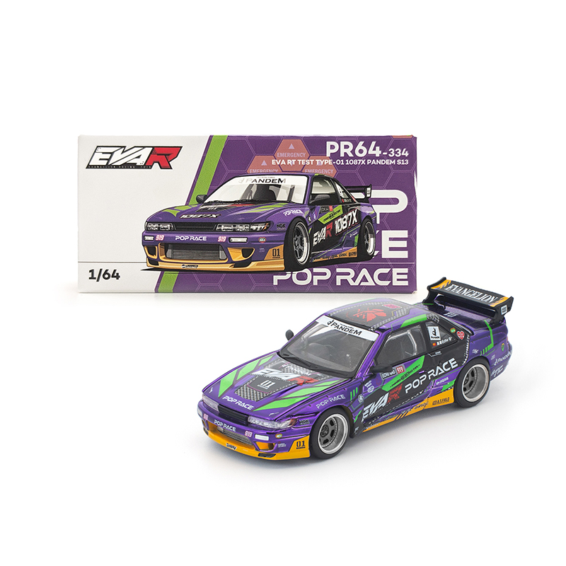 エヴァレーシング 1/64ミニカー EVA RT 初号機 GOODRIDE GRヤリス