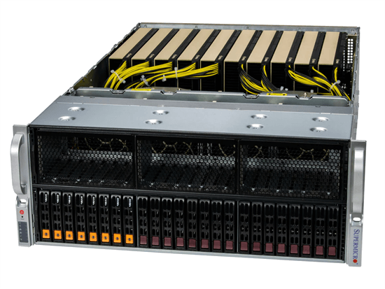 Intel Xeon(Sapphire Rapids-SP) /H100 (PCIe) 8基搭載 4Uサーバー