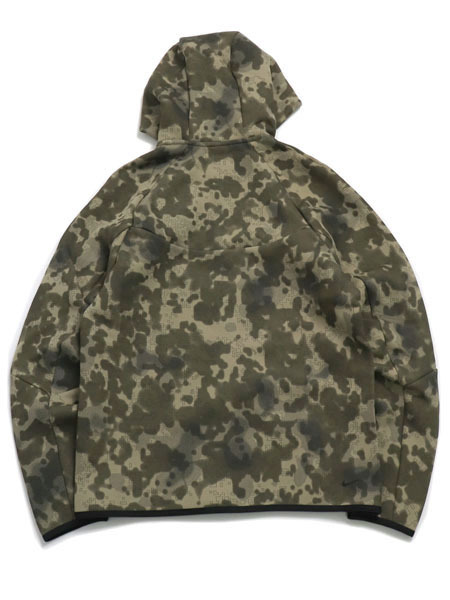 SALE】【送料無料】NIKE TECH FLEECE WR FZ JKT CAMO-NEUTRAL OLV