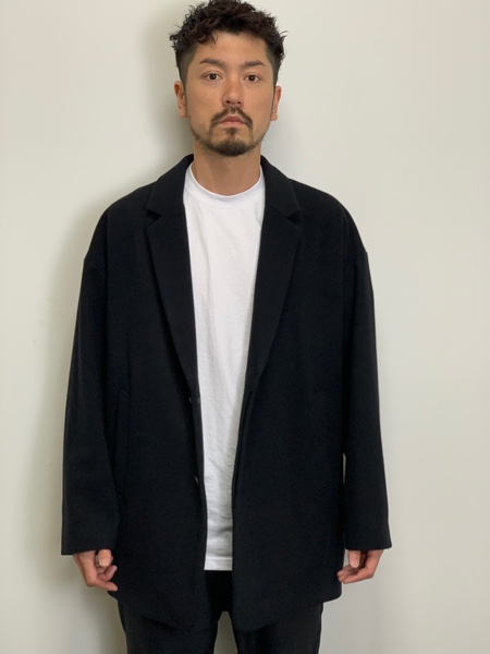 COOTIE / Wool Mossa Chester Coat (Short)