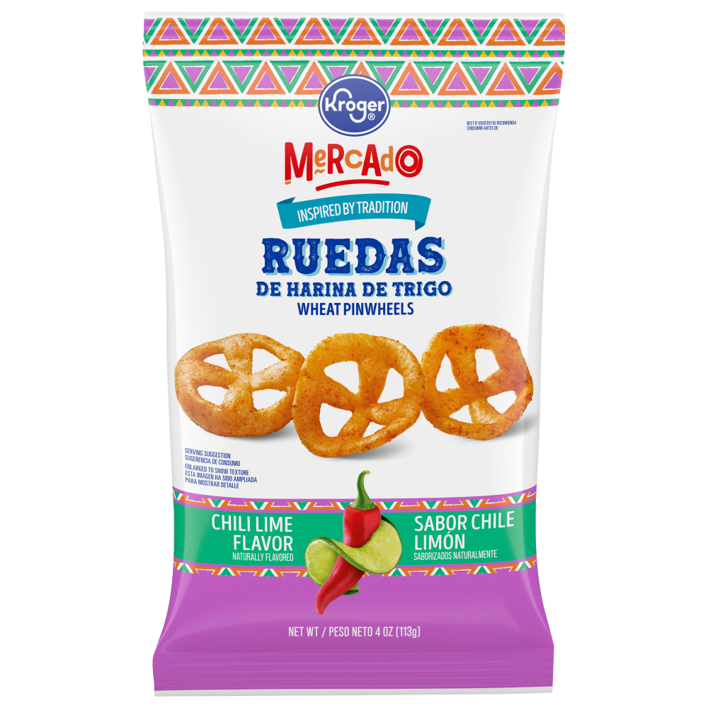 Kroger® Mercado Chili Lime Flavor Wheat Pinwheels, 4 oz - Food 4 Less