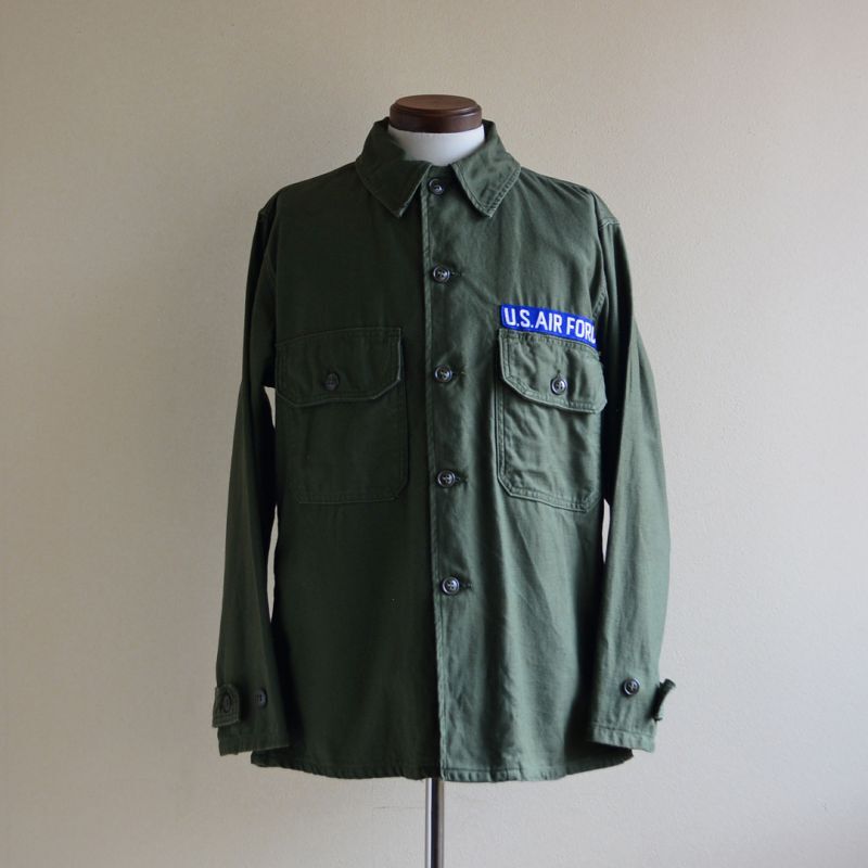 1960s US.AIR FORCE OG107 ユーティリティシャツ 2nd 表記15 1/2