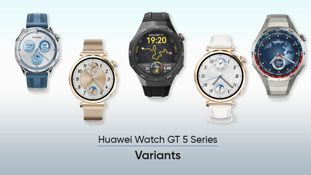 Exclusive: Check Huawei Watch GT 5 variants before today's launch