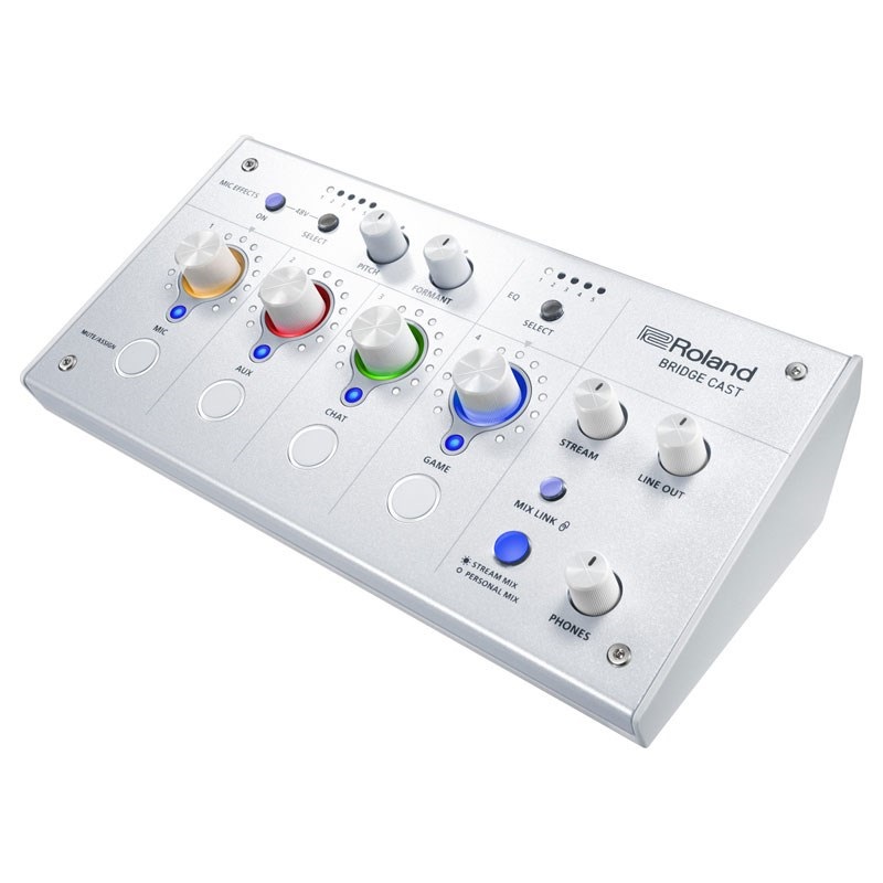 Roland BRIDGE CAST White(デュアルバス対応・配信・ゲーミング