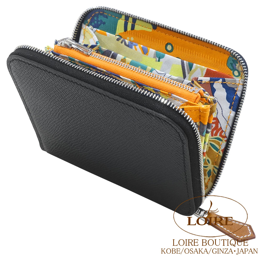 美品✨ エルメス アザップシルクイン コンパクト ケース 黒 O刻印 箱付 HERMES（エルメス） 【新品未使用】エルメス アザップコンパクト