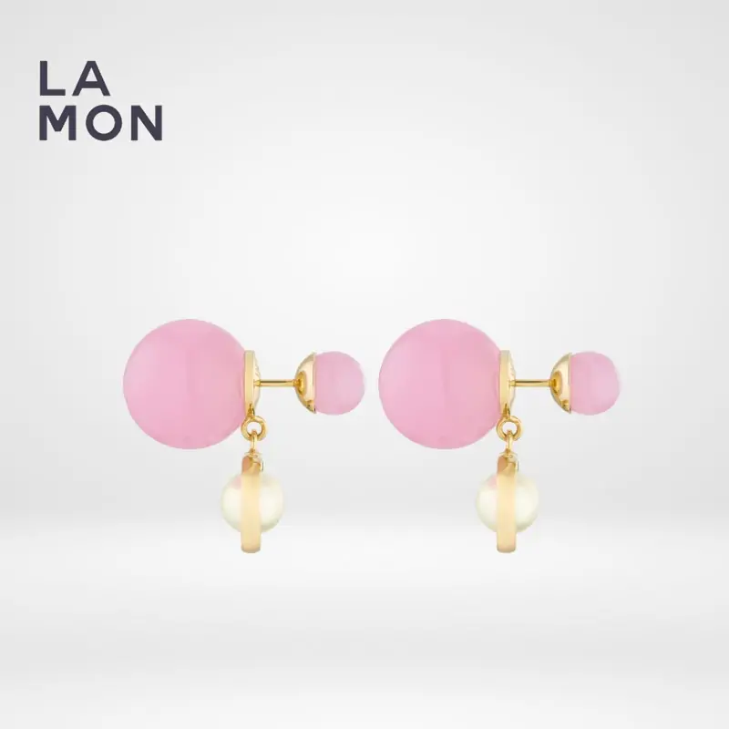 ディオール ピアス DIOR TRIBALES EARRINGS メタル レジン パール