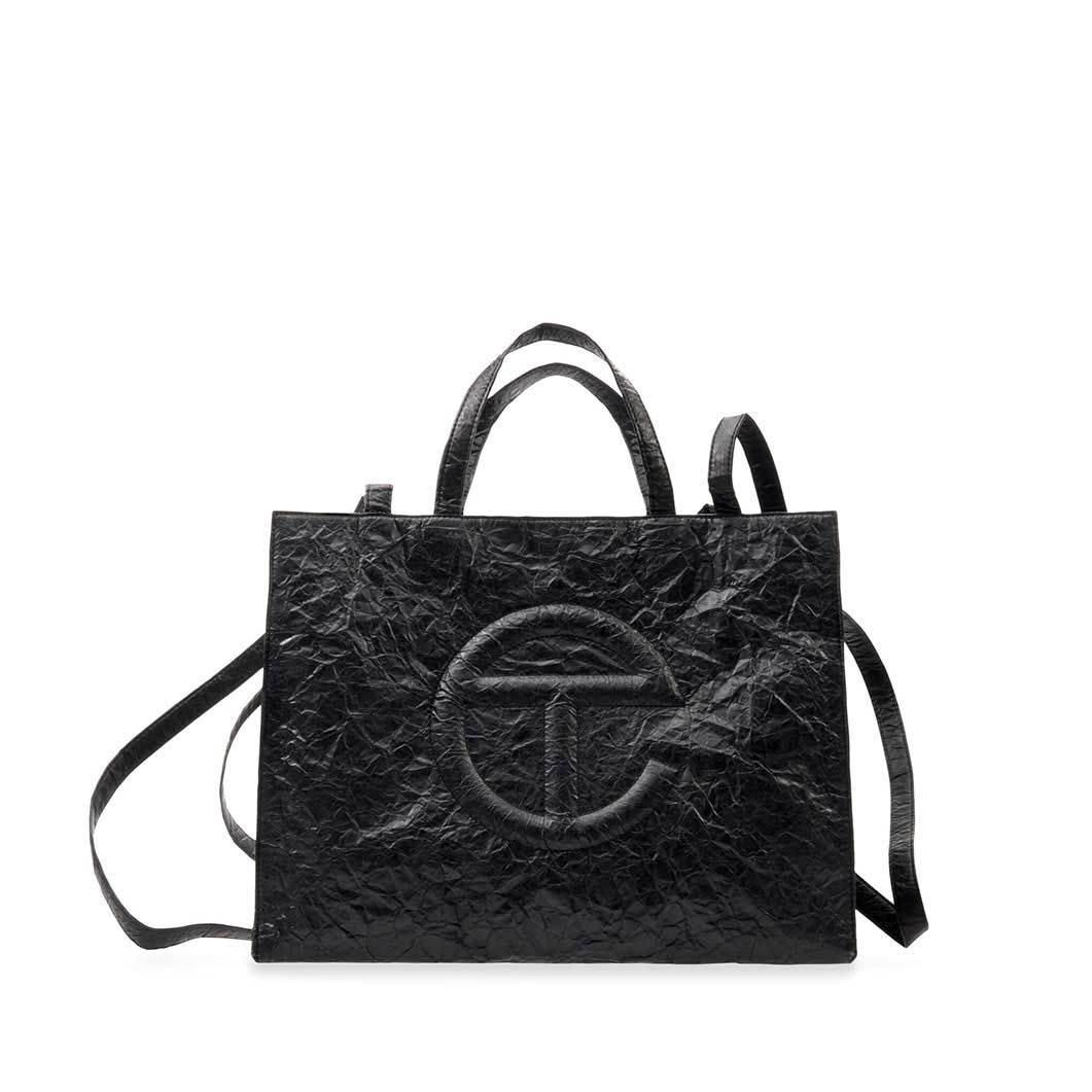 Telfar Tyvek バッグ ブラック ミディアム(ブラック ミディアム