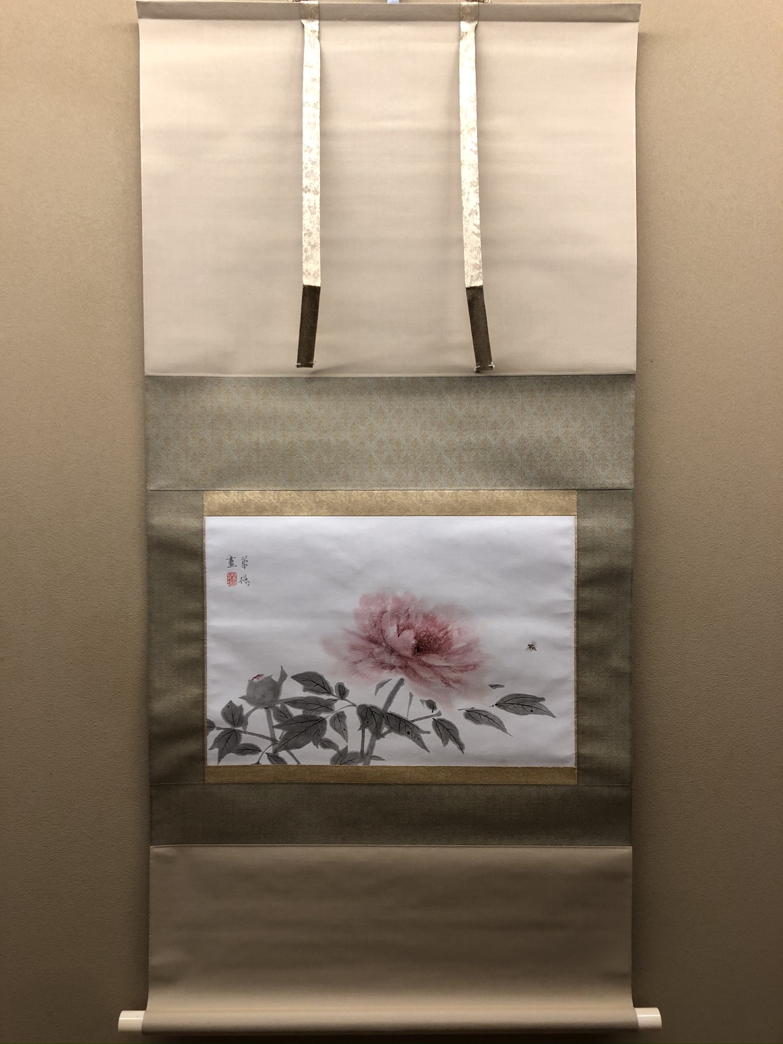 山口華楊 牡丹｜古美術・掛け軸の販売・買取・鑑定-松本松栄堂