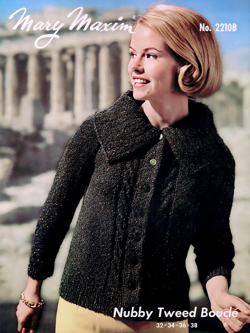 Ladies' Cardigan Pattern – Mary Maxim Ltd