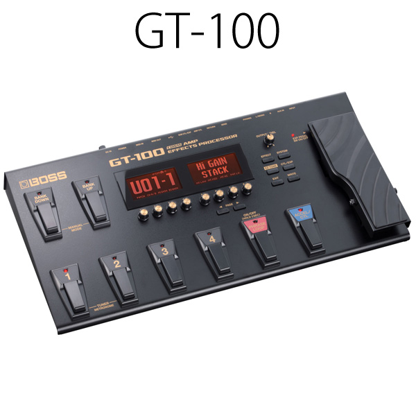 Boss(ボス) ／ GT-100 - ギター・マルチエフェクター- 【ESP 3Mギター