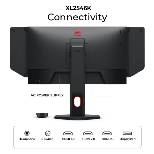 BenQゲーミングモニター24.5インチ ZOWIE XL2546K | 撮影機材や放送