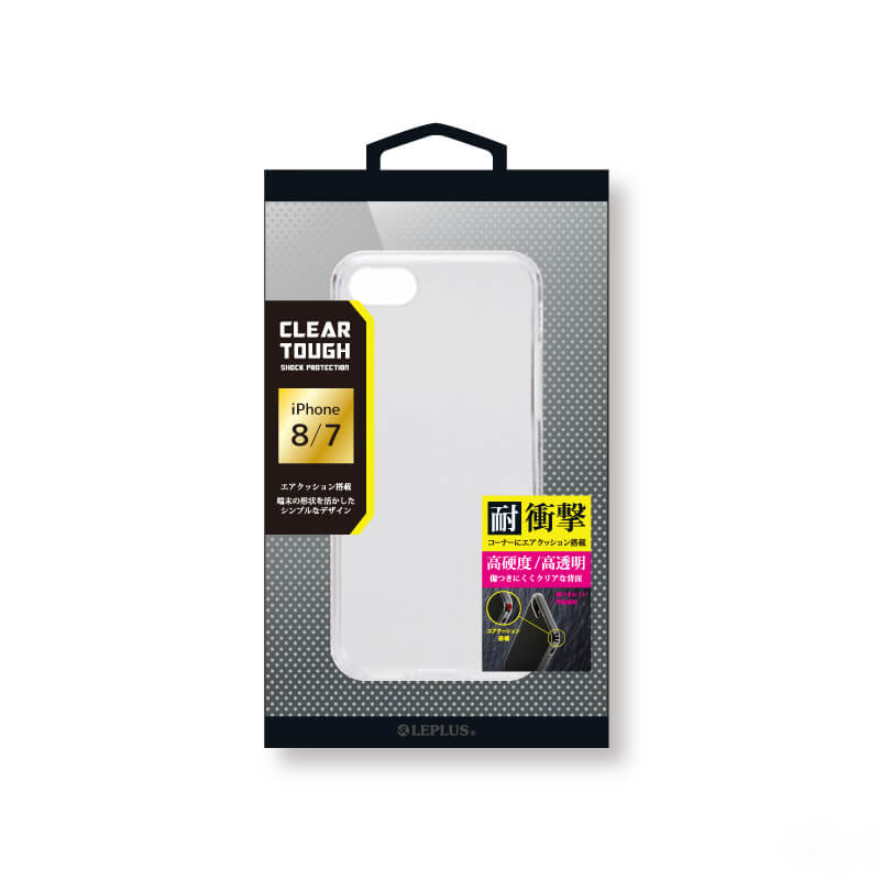 iPhone 8/7 耐衝撃ハイブリッドケース「CLEAR TOUGH」 クリア｜スマホ