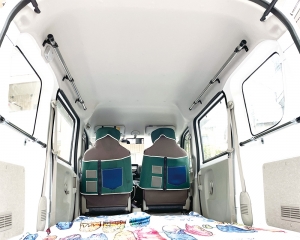 エブリイ DA17W・DA17V サイドバー&スライドバー2本セット 車内