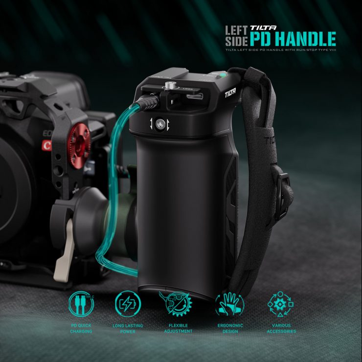 Tilta Left Side PD Handle with Run/Stop Type VIII - Newsshooter