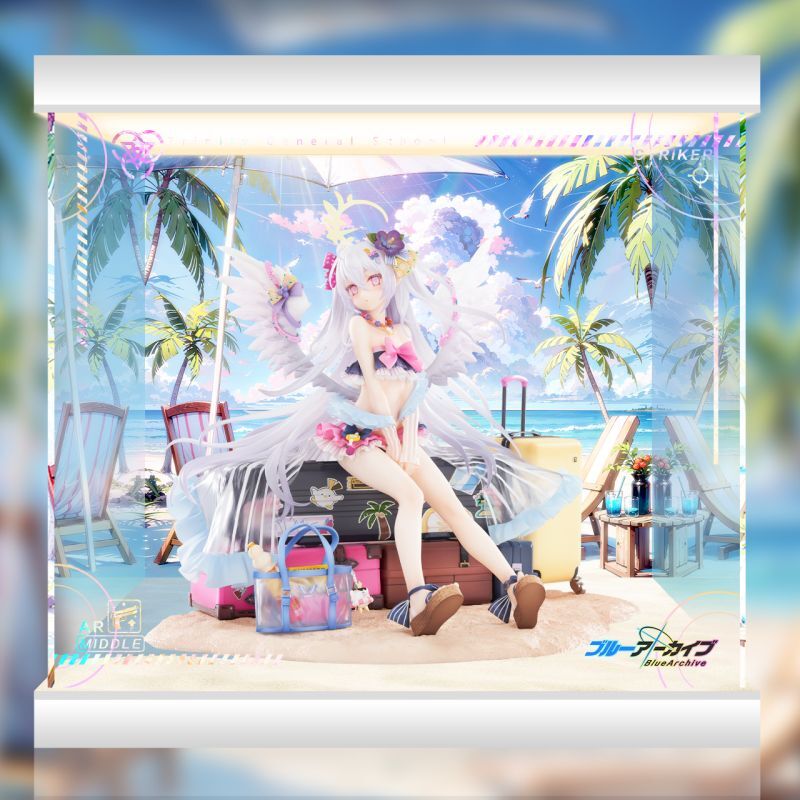 α1 ブルーアーカイブ 人形&花びら 白洲アズサ スリーブ&プレイマット