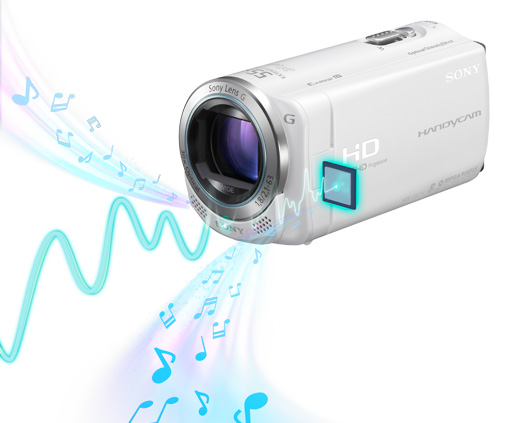 HDR-CX270V 特長 : 進んだ高音質機能 | デジタルビデオカメラ Handycam