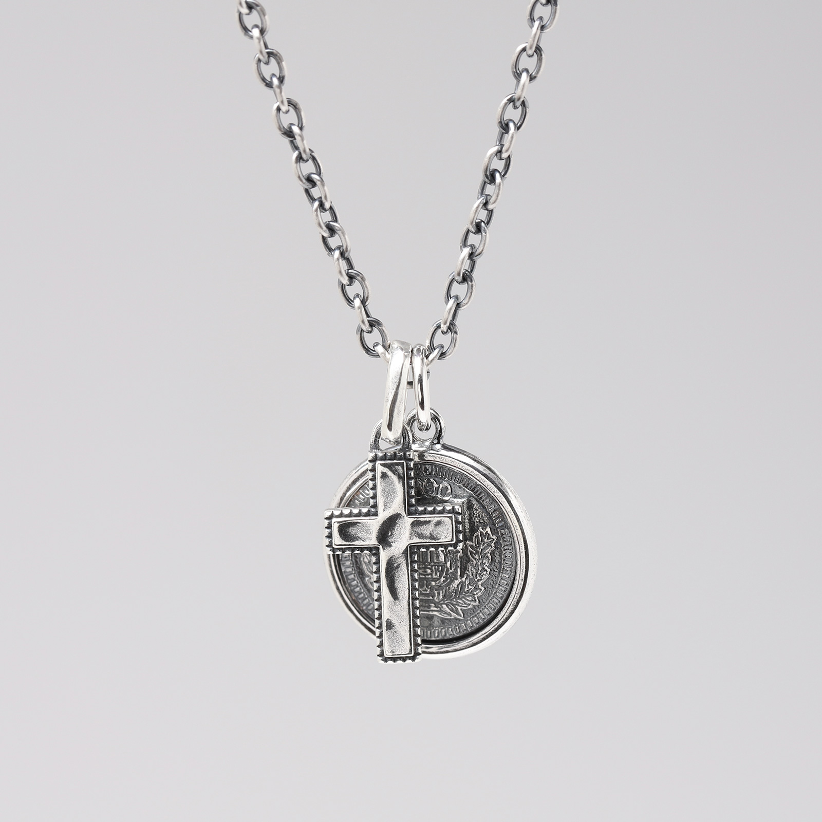 SYMPATHY OF SOUL（シンパシーオブソウル） Edge Cross Pendant