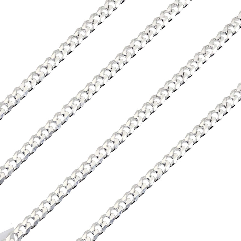 喜平 6面カット チェーン ネックレス シルバー sv 925 幅 4.6mm