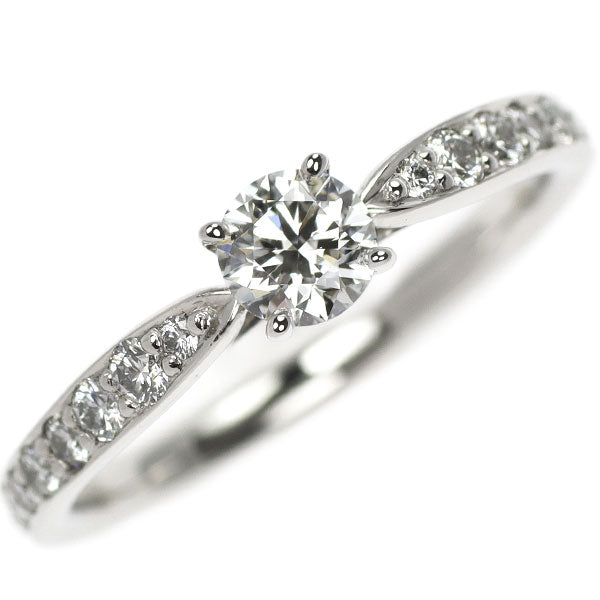 ティファニー Pt950 ダイヤモンド リング 0.24ct ハーモニーハーフ