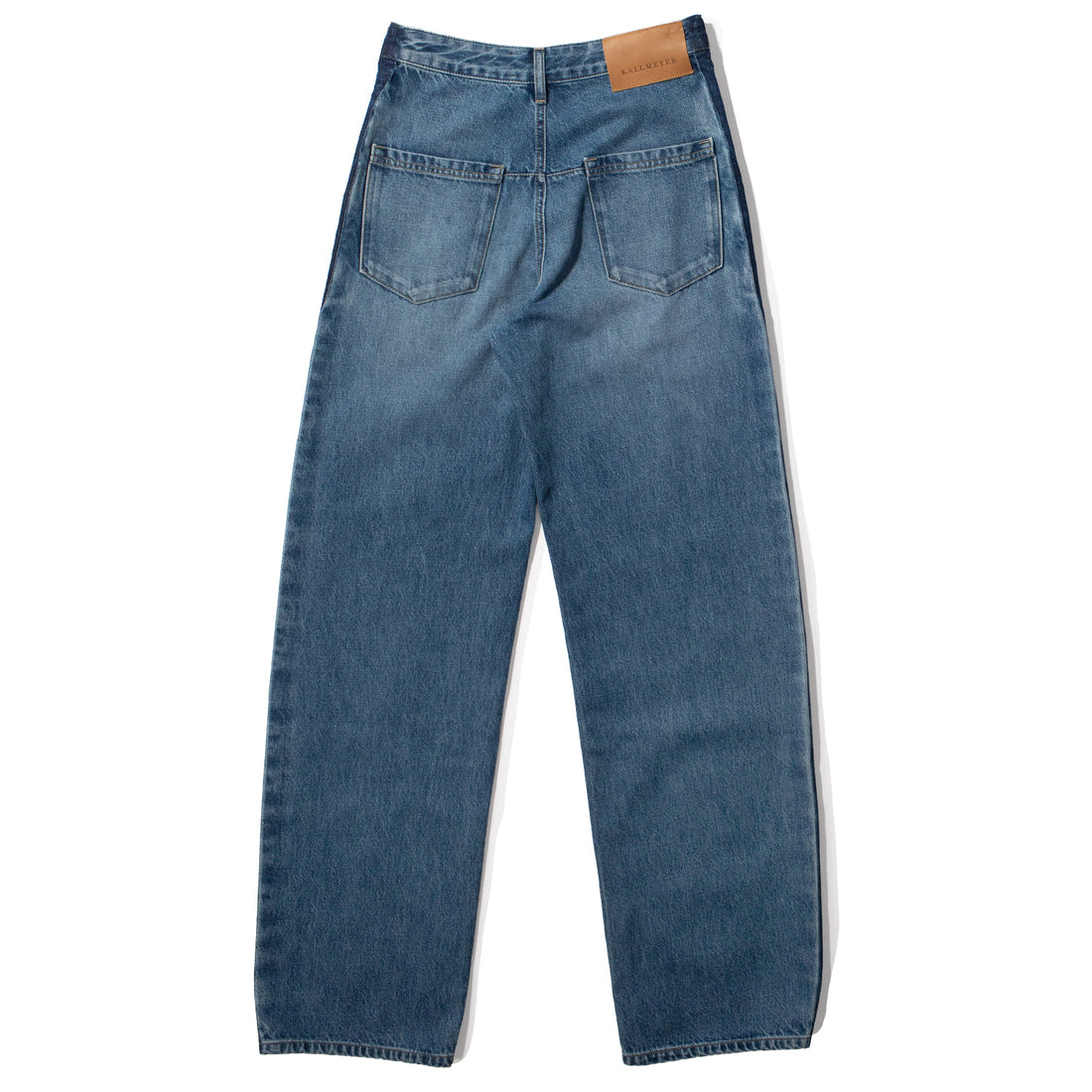 Kallmeyer Wide Leg Column Jean in Pure Blue Tuxedo – JUDITH