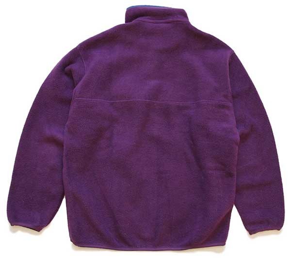 90s patagoniaパタゴニア シンチラ フリース スナップT 紫 M