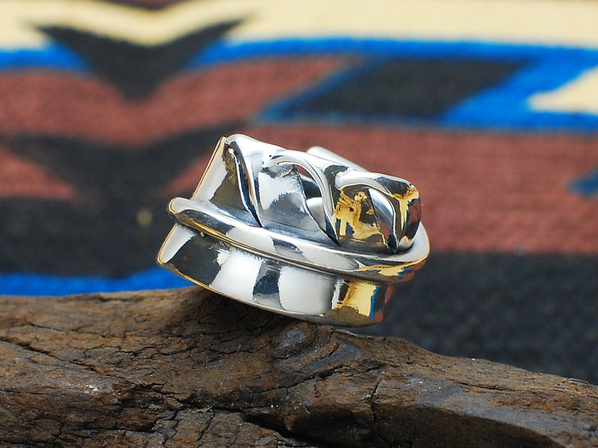 WING FEATHER RING(L)/NATIVE SPIRIT（ネイティブスピリット） - DEFI
