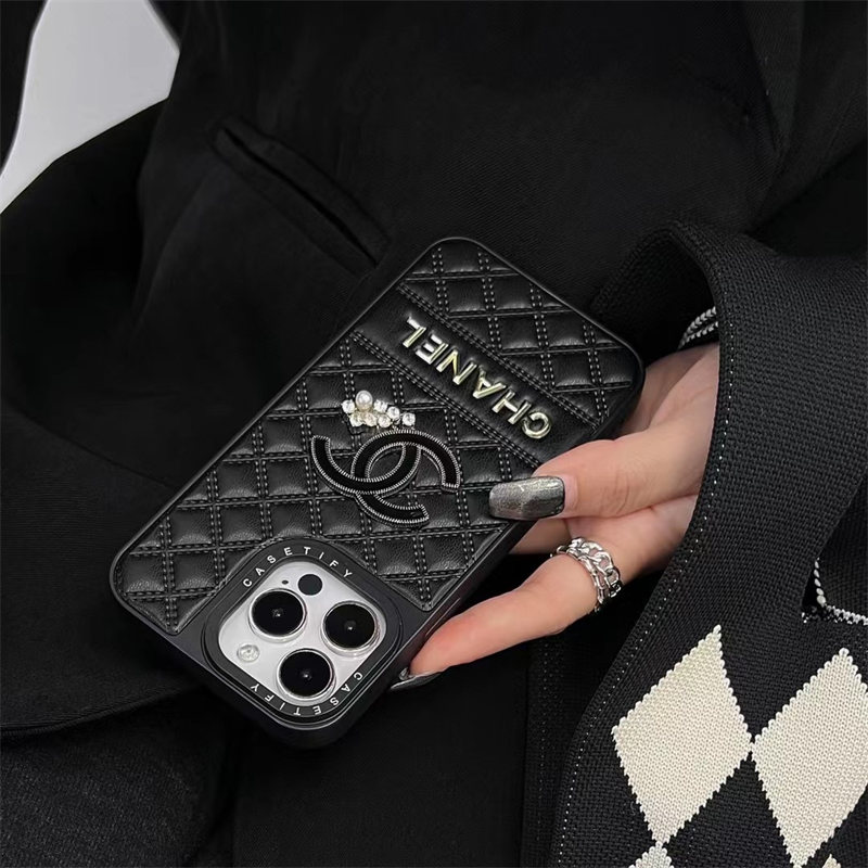iphone17/16 ケース シャネル 風 iphone15/15pro max ケース chanel