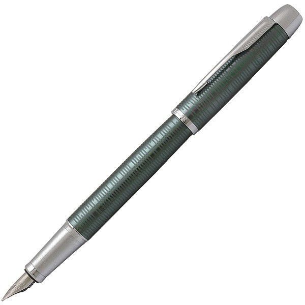 PARKER パーカー 万年筆 IM プレミアム ストライプ 1906736 エメラルド