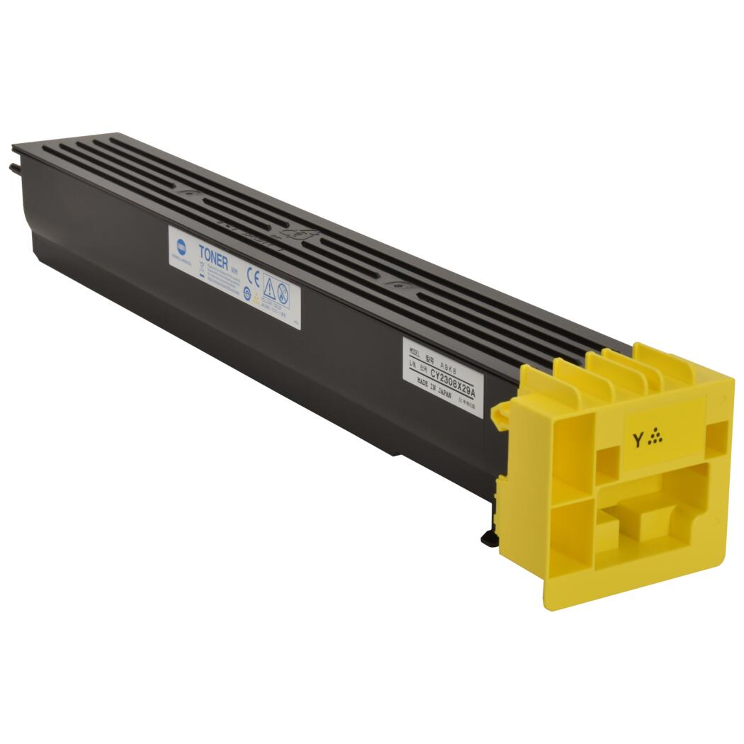 Konica Minolta TN713Y (A9K8230) Yellow Toner Cartridge, Genuine