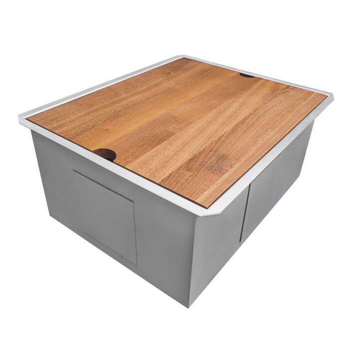 Ruvati 21 x 19 x 12 inch Deep Laundry Utility Workstation Sink
