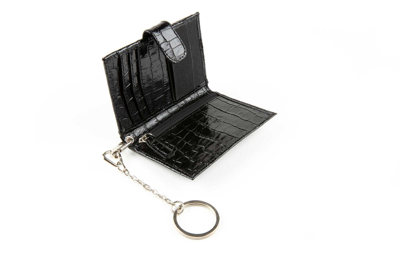 Leather-RFID-Keychain-ID-