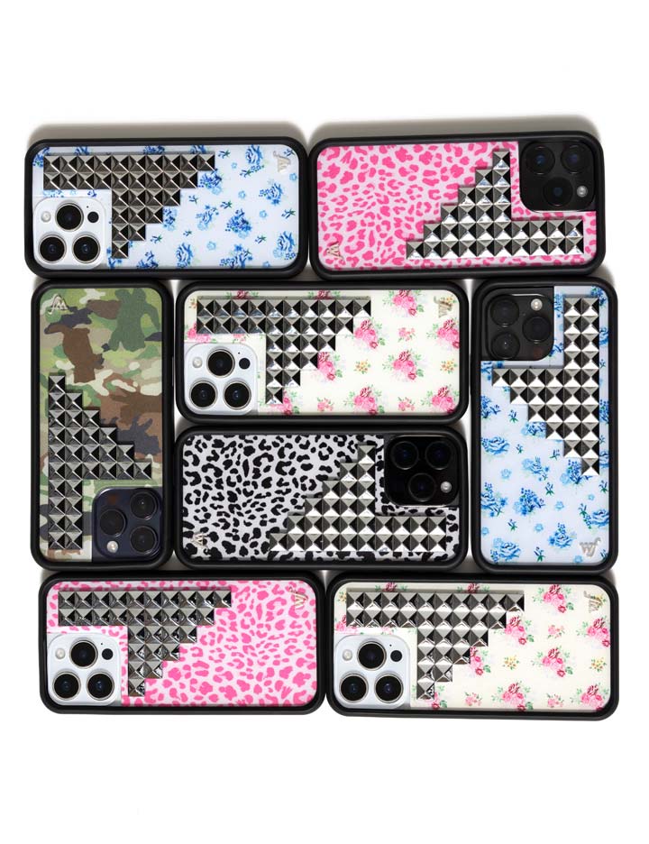 iPhoneアクセサリー wildflower Pink Meow Stud Case Pink Meow Stud