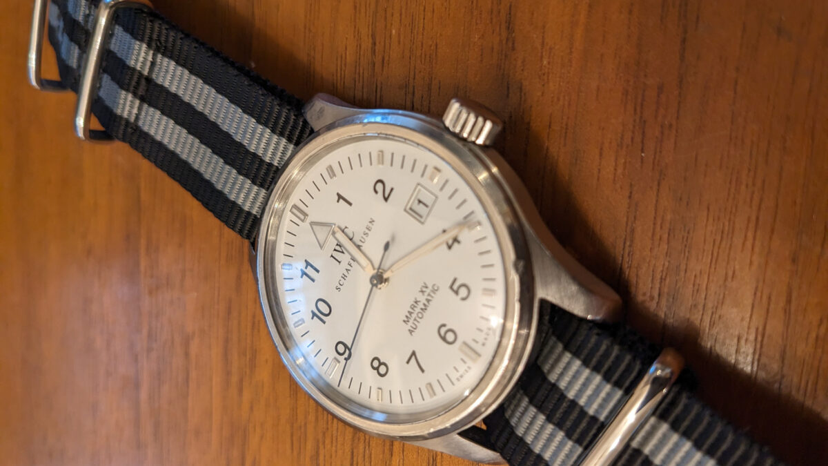 IWCマーク15（Mark XV）、白文字盤に関する考察 - FLASHER