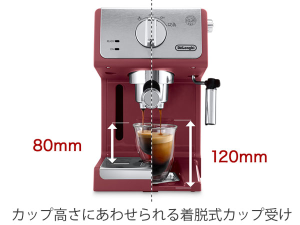 デロンギ アクティブ エスプレッソ カプチーノメーカー ホワイト