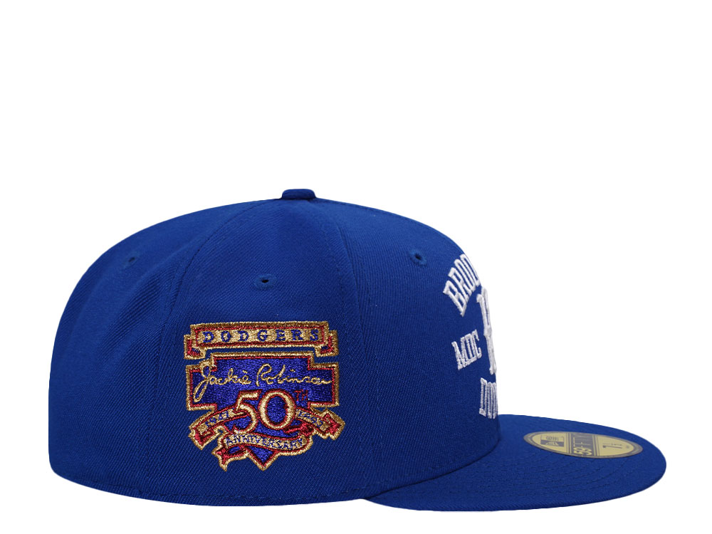 New Era Brooklyn Dodgers 50th Anniversary Jackie Robinson Royal