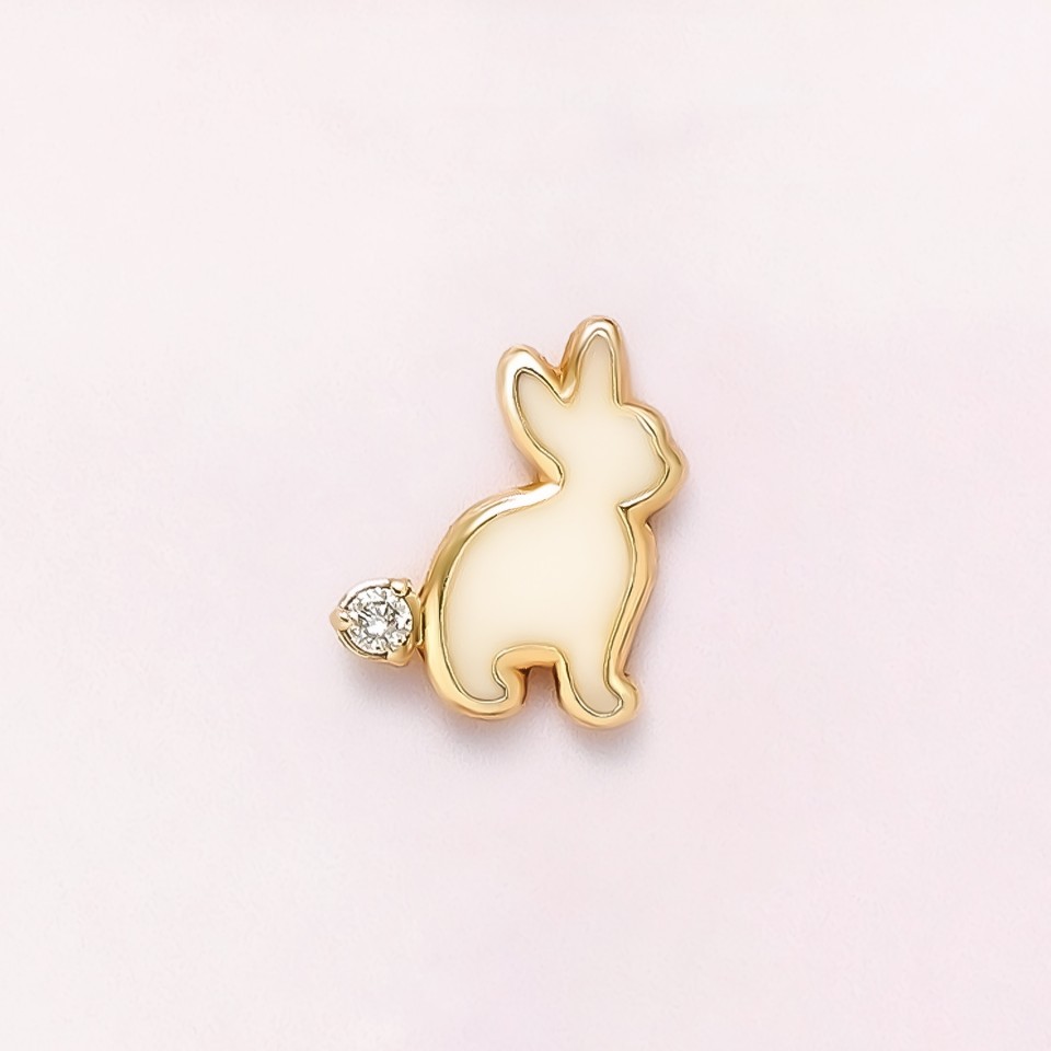 うさぎ様】天然石ピアス・ペンダントトップ うさぎ様】天然石ピアス