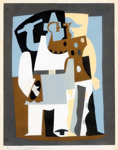 Musicians (Les musiciens) – Pablo Picasso Painting - Art Prints by